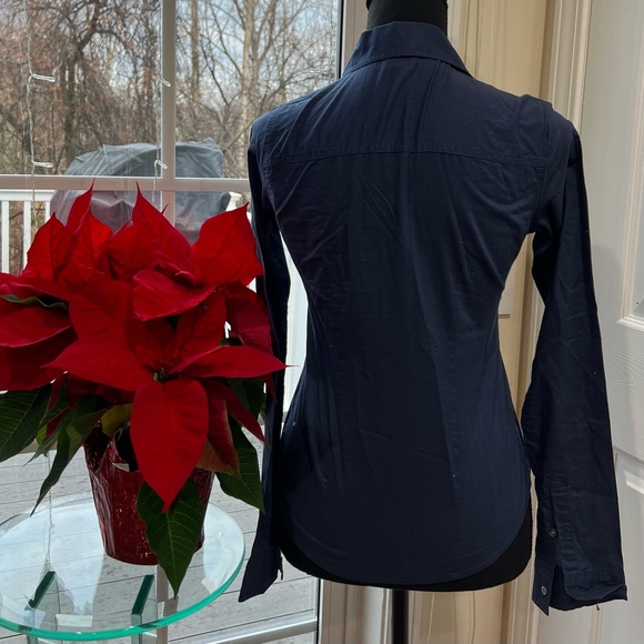 ABERCROMBIE KIDS Navy Blue Button Down - Picture 3 of 4